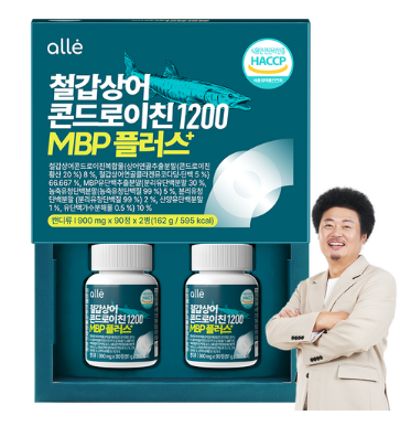 (광고) 상어 연골 콘드로이친 1200 MBP c6s 저분자 식약청 HACCP 알레, 1개, 180정 (광고) 상어 연골 콘드로이친 1200 MBP c6s 저분자 식약청 HACCP 알레, 1개, 180정